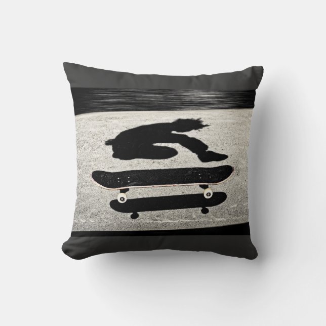 Cojín Decorativo monopatín emparedado (Anverso)