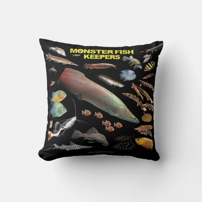 Cojín Decorativo Monster Fish Keepers (Anverso)