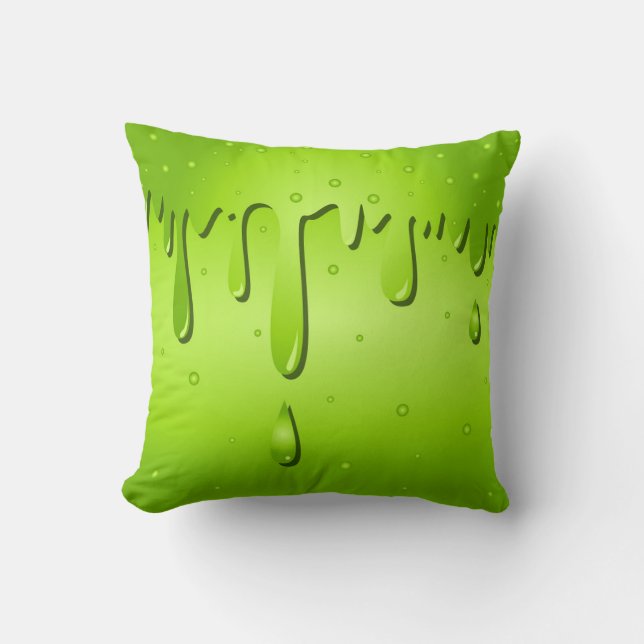 Cojín Decorativo Monster Snot Green Slime (Anverso)