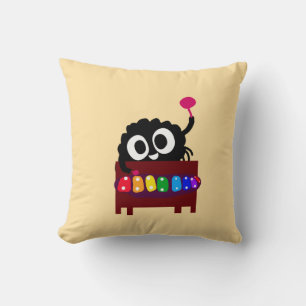 Cojín Decorativo Monster toca el xilófono
