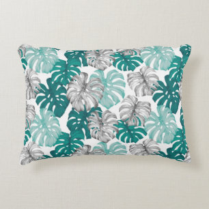 Cojín Decorativo Monstera Duo Tone: Trópicos mínimos