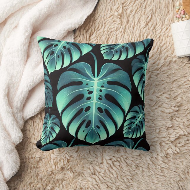Cojín Decorativo Monstera Misteriosa (Manta)