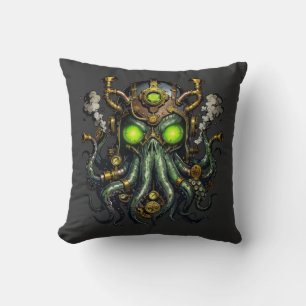 Cojín Decorativo monstruo Cthulhu steampunk