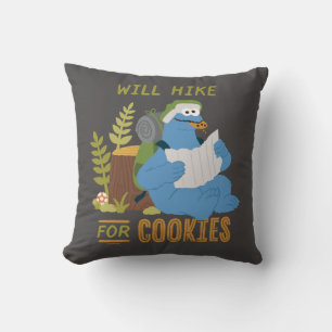 Cojín Decorativo Monstruo de las Galletas Caminará por Galletas