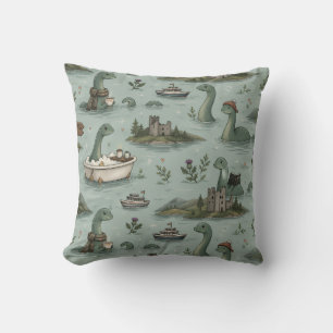 Cojín Decorativo Monstruo del lago Ness