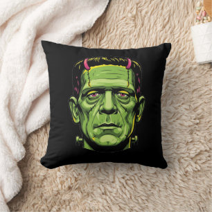 Cojín Decorativo Monstruo Frankenstein Creepe Cute Halloween