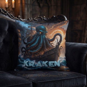 Cojín Decorativo Monstruo Marino Kraken