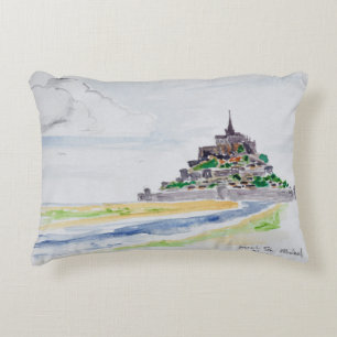 Cojín Decorativo Mont Saint-Michel, Normandía, Francia