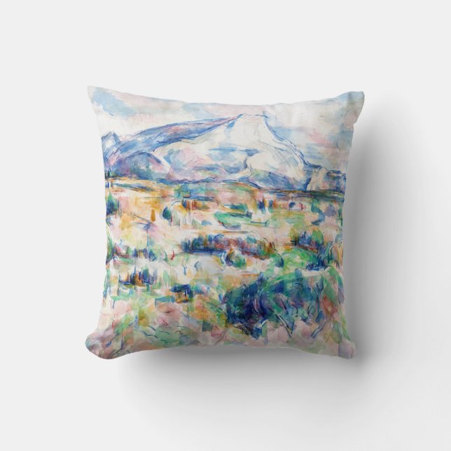 Cojín Decorativo Mont Sainte-Victoire, Paul Cezanne (Anverso)