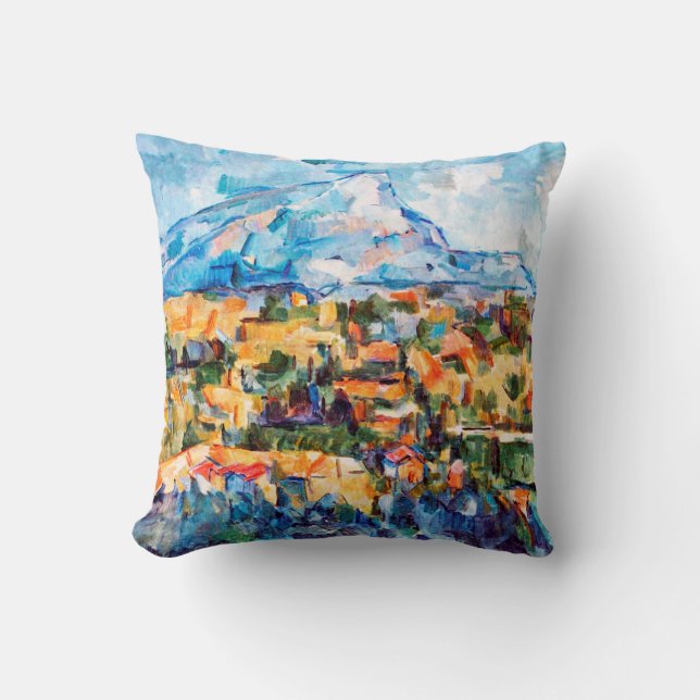 Cojín Decorativo Mont Sainte-Victoire, Paul Cezanne (Anverso)