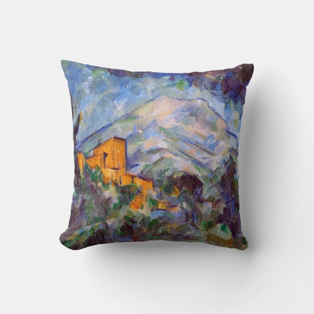 Cojín Decorativo Mont Sainte-Victoire, Paul Cezanne (Anverso)