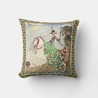 Cojín Decorativo Montada a caballo de princesa Rococo