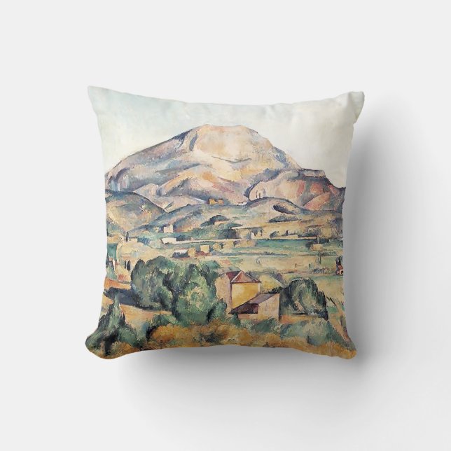 Cojín Decorativo Montaña de Saint-Victoire Barnes Paul Cezanne (Anverso)