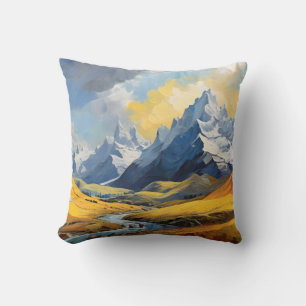 Cojín Decorativo Montaña de un hermoso otoño alpino
