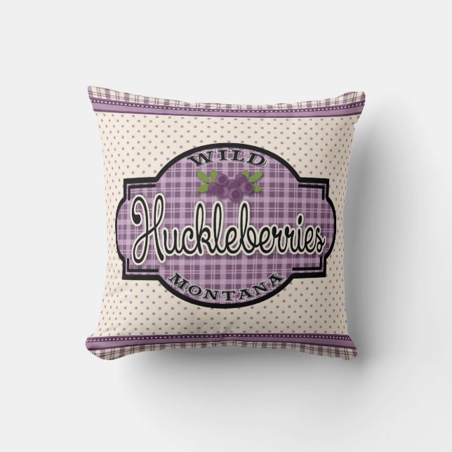 Cojín Decorativo Montana Huckleberry Pillow (Anverso)