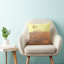 Cojín Decorativo Montaña natural Sudáfrica ZA Bomba eólica