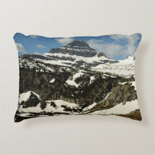 Cojín Decorativo Montaña Reynolds desde Logan Pass en Glacier Park