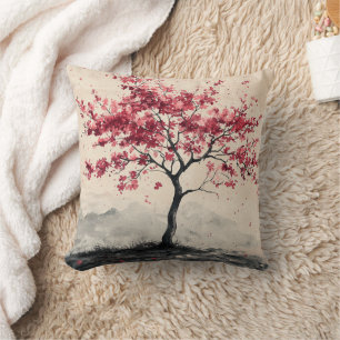 Cojín Decorativo Montaña Serenidad Crimson Sakura (2)