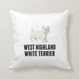 Cojín Decorativo Montaña Terrier blanco del oeste