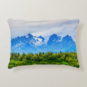 Cojín Decorativo Montañas Alaska majestuosas