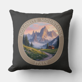 Cojín Decorativo Montañas Dolomitas Italia
