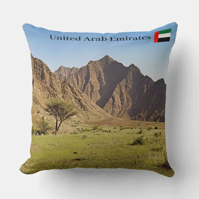 Cojín Decorativo Montañas empaladas (Anverso)