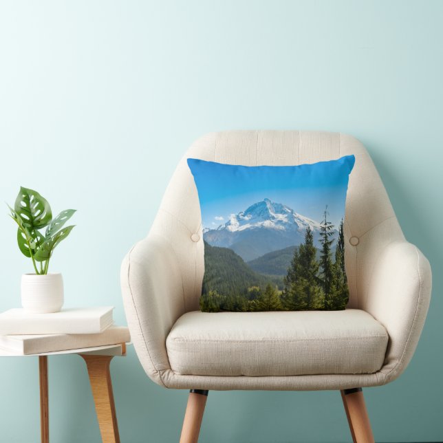 Cojín Decorativo Montañas | Monte Hood Oregon (Silla)