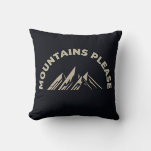 Cojín Decorativo Montañas, por favor