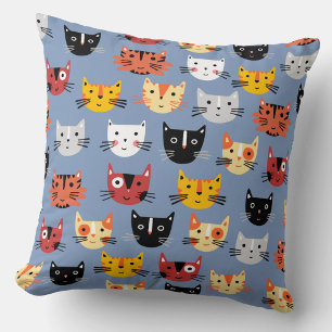 Cojín Decorativo Montones de Gatos