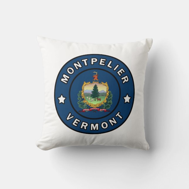 Cojín Decorativo Montpelier Vermont (Anverso)