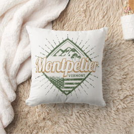 Cojín Decorativo Montpelier Vermont City Estados Unidos