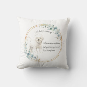 Cojín Decorativo Monumento a Bichon Personalizado
