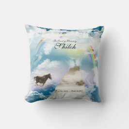 Cojín Decorativo Monumento al caballo Mascota Rainbow Bridge