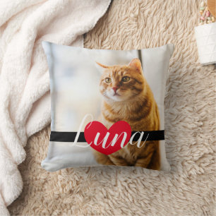 Cojín Decorativo Monumento conmemorativo de gatos de fotografía mod