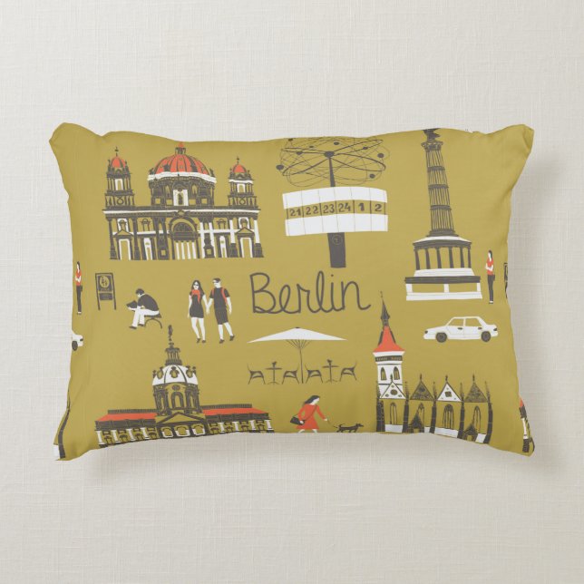 Cojín Decorativo Monumentos y monumentos de Berlín (Anverso)