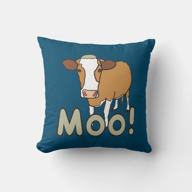 Cojín Decorativo Moo Cow (Anverso)