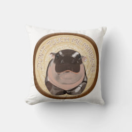 Cojín Decorativo Moo Deng Hippo