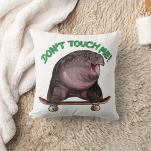 Cojín Decorativo Moo Deng Hippo
