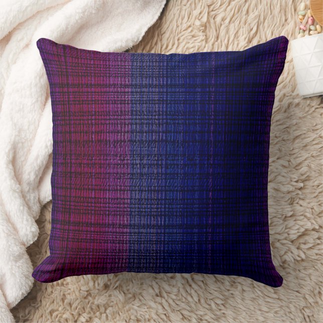 Cojín Decorativo Moody blue gradient pattern (Manta)