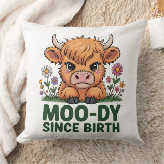 Cojín Decorativo Moody Since Birth Highland Baby