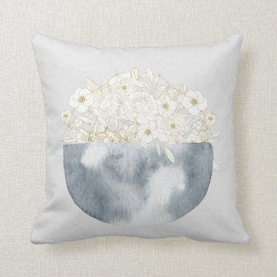 Cojín Decorativo Moon Magic Half Moon & Floral Pattern
