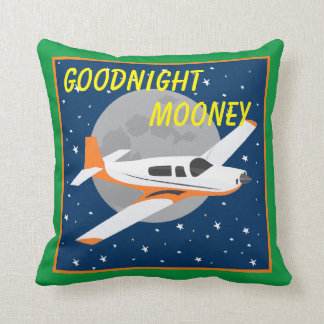 Cojín Decorativo Mooney Airplane Pillow, dinero nocturno