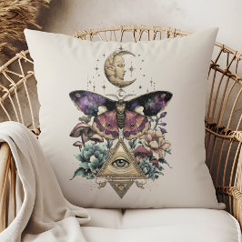 Cojín Decorativo Moonlight Vision Moth – Celestial Lunar 