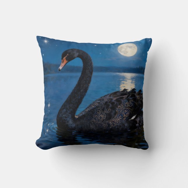 Cojín Decorativo Moonlit Swim (Anverso)