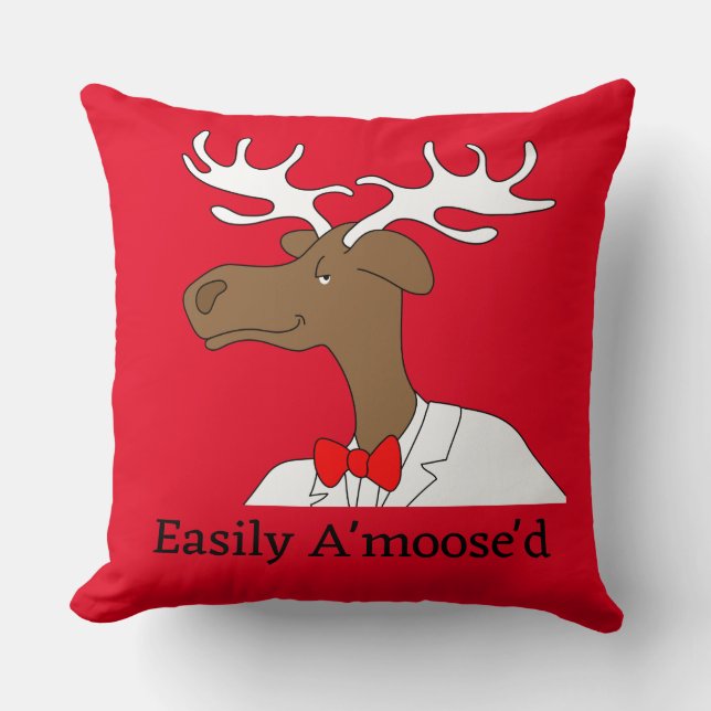 Cojín Decorativo Moose (Anverso)