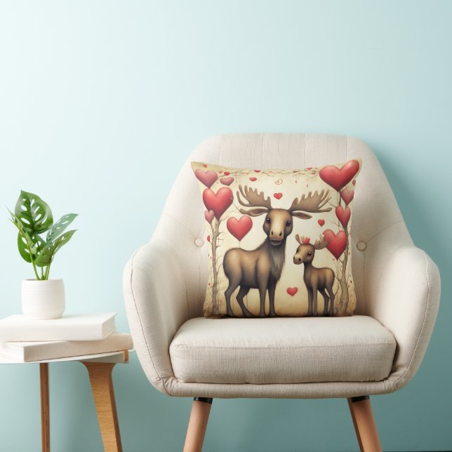 Cojín Decorativo Moose Love 2 (Silla)