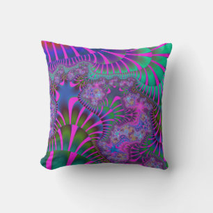 Cojín Decorativo Morado del arcoiris