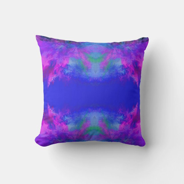 Cojín decorativo Morado felicidad (Anverso)