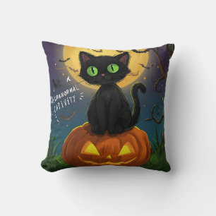 Cojín Decorativo Moral Catividad Negro Gato Halloween Pillow