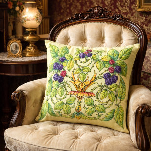 Cojín Decorativo Moras de la era victoriana retro